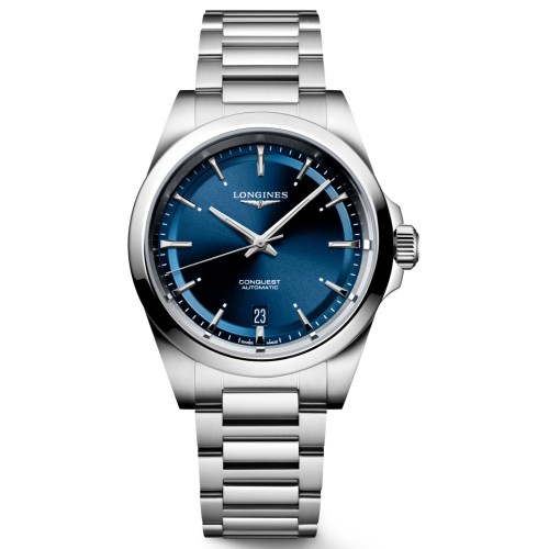 LONGINES CONQUEST L3.720.4.92.6 misura 38 mm Automatico Blu