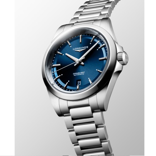 LONGINES CONQUEST L3.720.4.92.6 misura 38 mm Automatico Blu