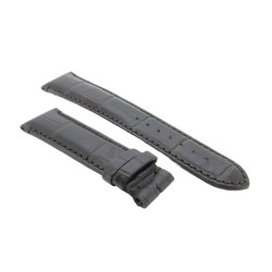 Cinturino Sartoriale Stampa Alligatore Marrone Opaco 21/18 mm B4N 2