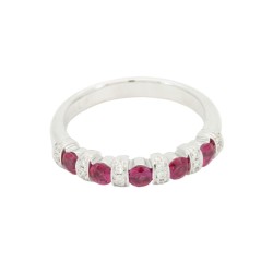 Fedina Riviere Rubini ct 0,13 Oro 18 kt 2