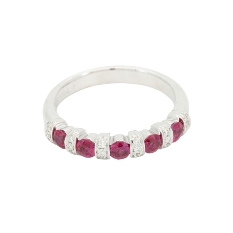 Fedina Riviere Rubini ct 0,13 Oro 18 kt