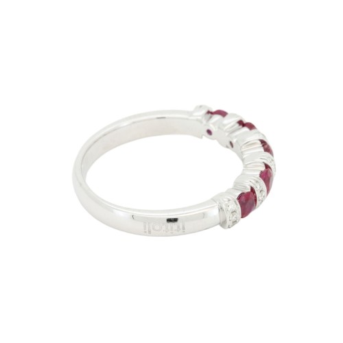 Fedina Riviere Rubini ct 0,13 Oro 18 kt