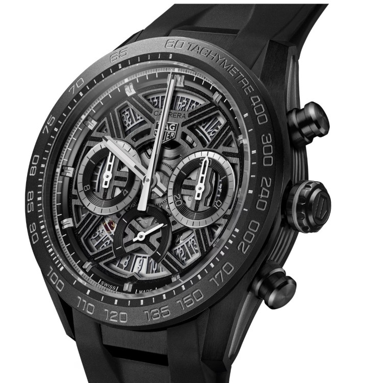 TAG HEUER CARRERA Cronografo Extreme Sport CBU2080.FT6272 Automatico 44 mm Titanio DLC e Ceramica
