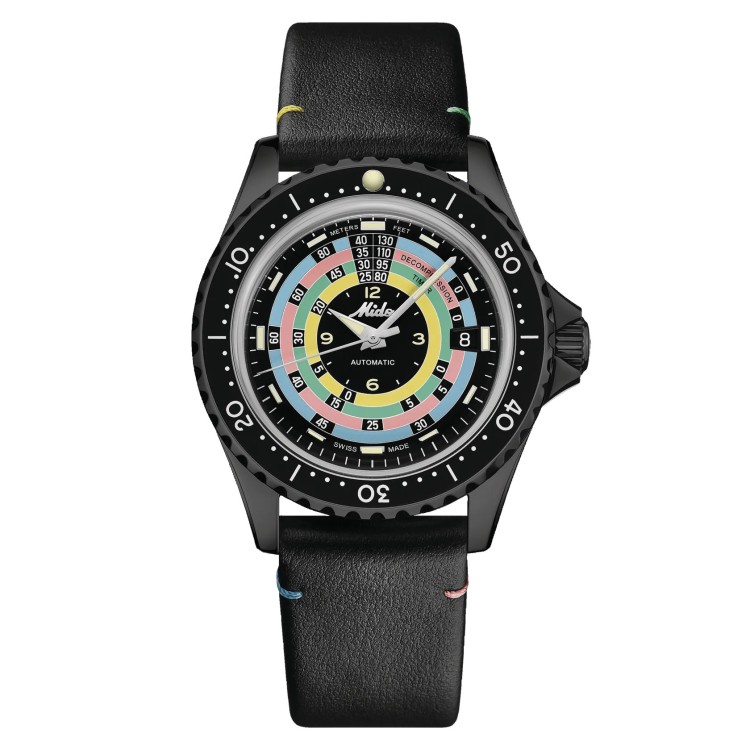 MIDO Ocean Star Decompression Timer 1961 M026.807.33.051.00 Automatico in Acciaio 40,5 mm PVD Nero.