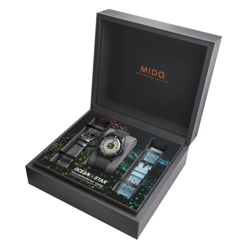 MIDO Ocean Star Decompression Timer 1961 M026.807.33.051.00 Automatico in Acciaio 40,5 mm PVD Nero.