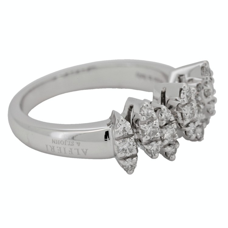 ALFIERI & St. JOHN Anello Diamanti ct 0,57 Oro 18 kt