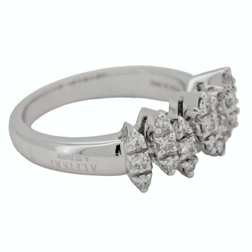 ALFIERI & St. JOHN Anello Diamanti ct 0,57 Oro 18 kt