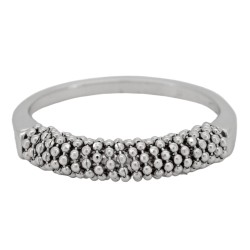 Anello Diamantato Oro Bianco 750 18 kt 4,2 gr 2