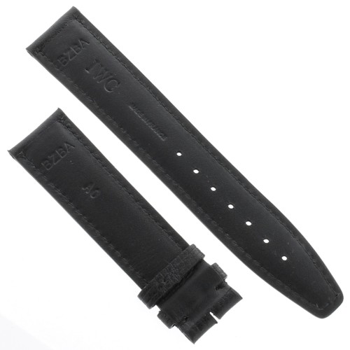 IWC Cinturino Bufalo Nero 19/16 per Mark XV 3253 e simili