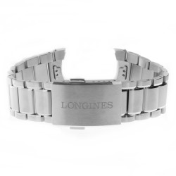 Longines Bracciale acciaio Spirit orologio 40mm, intercambiabile, ansa 21mm.  L3.810.4 e simili.