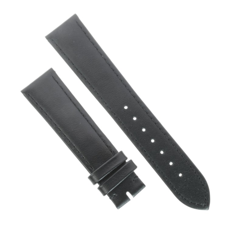 Longines Cinturino Pelle Liscia Opaca Nero 19/17  mm Conquest Heritage L1.649.4 diametro 38 mm