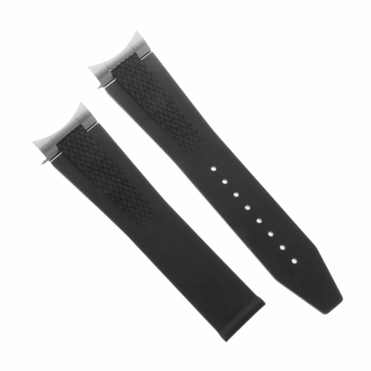 Longines Cinturino Caucciù nero 22/18 mm Conquest 2023 cronografo L3.835.4