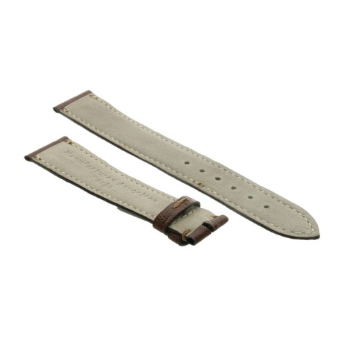 Cinturino Lucertola Tejus Marrone Medio Lucido 18/16 mm B35B forma classica.