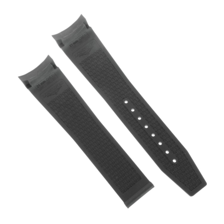 Longines Cinturino Caucciù nero 21/18 mm Hydroconquest GMT L3.790.4 41mm
