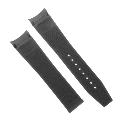 Longines Cinturino Caucciù nero 21/18 mm Hydroconquest GMT L3.790.4 41mm