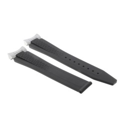 Longines Cinturino Caucciù nero 22/18 mm Conquest 2023 cronografo L3.835.4 2