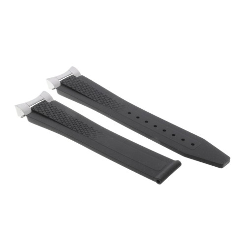 Longines Cinturino Caucciù nero 22/18 mm Conquest 2023 cronografo L3.835.4