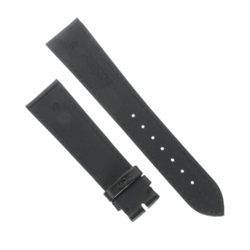 Longines Cinturino Pelle Liscia Opaca Nero 20/17  mm Conquest Heritage L1.650.4 diametro 40 mm