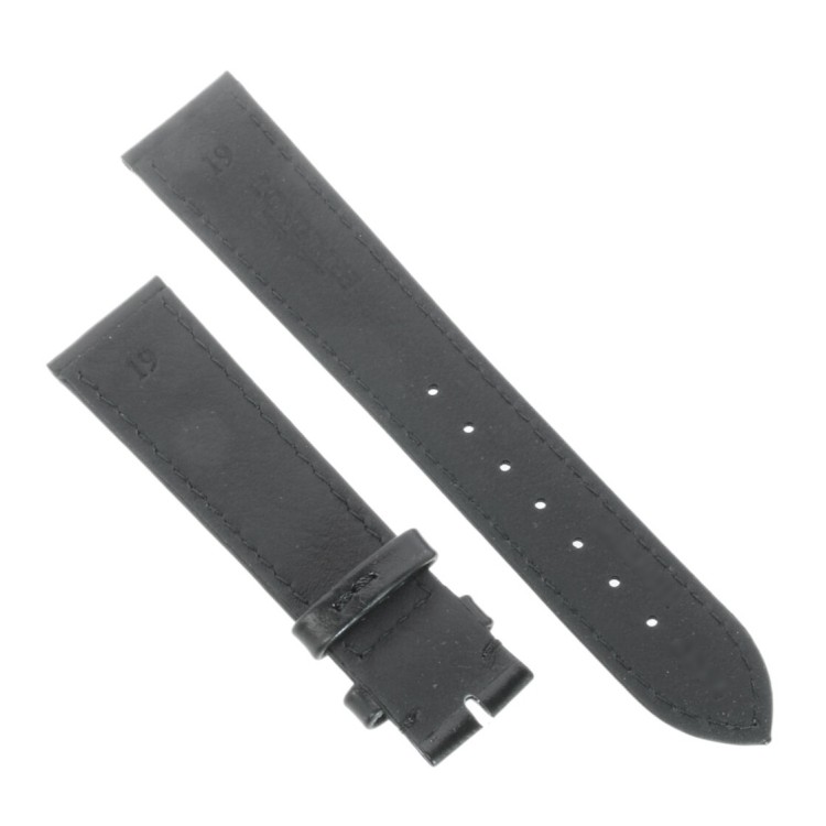 Longines Cinturino Pelle Liscia Opaca Nero 19/17  mm Conquest Heritage L1.649.4 diametro 38 mm