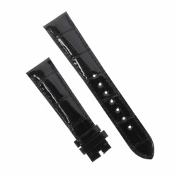 Zenith Cinturino Alligatore Nero lucido 19/16 mm per Class Elite 03.1125.680 e simili