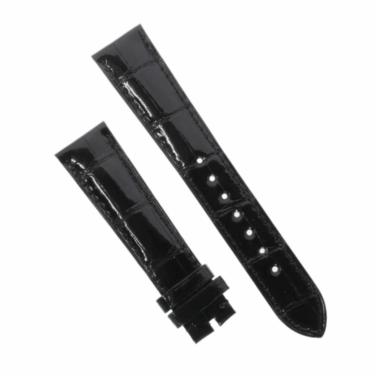 Zenith Cinturino Alligatore Nero lucido19/16 mm  per Class Elite 03.1125.680 e simili