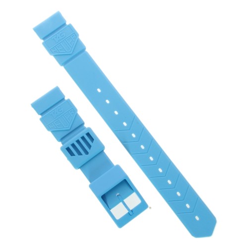 Tag Heuer Cinturino Formula 1  in plastica Azzurro turchese 18 mm WA1267 e simili