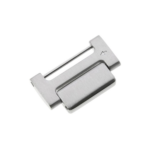 MIDO maglia acciaio Multifort TV Big Date M049.526.11.091. Misure 18,9 x 8,8 x 3,1 mm