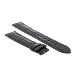 Zenith Cinturino Alligatore Nero lucido 19/16 mm per Class Elite 03.1125.680 e simili 2