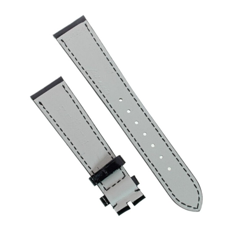 Zenith Cinturino Alligatore Nero lucido19/16 mm  per Class Elite 03.1125.680 e simili