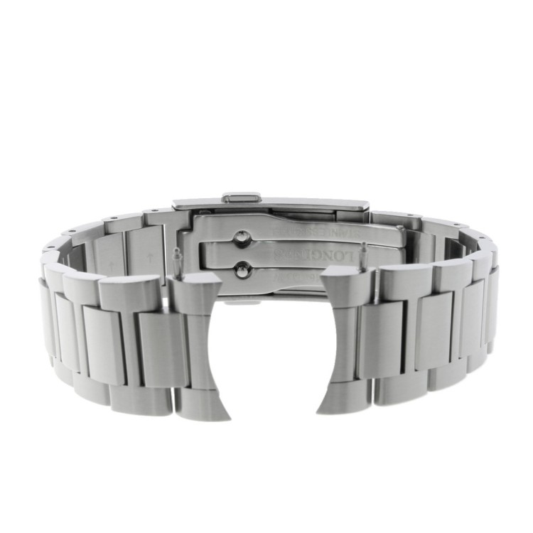 Longines Bracciale acciaio Hydroconquest ceramica GMT 41mm, ansa 21, L3.790.4