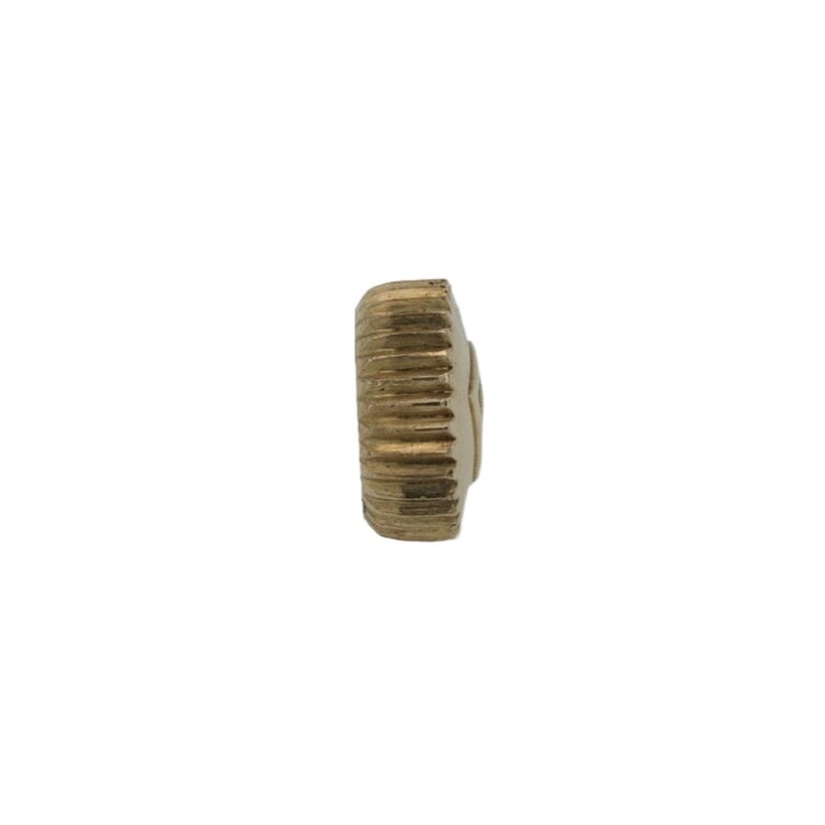 Buren corona laminata gialla.Diametro 5mm altezza 2,85mm passo 90 tubo 200. NOS.