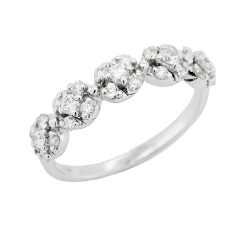 Fedina Fantasia Riviere ct 0,44 F VVS Oro Bianco 18 kt 2,69 gr
