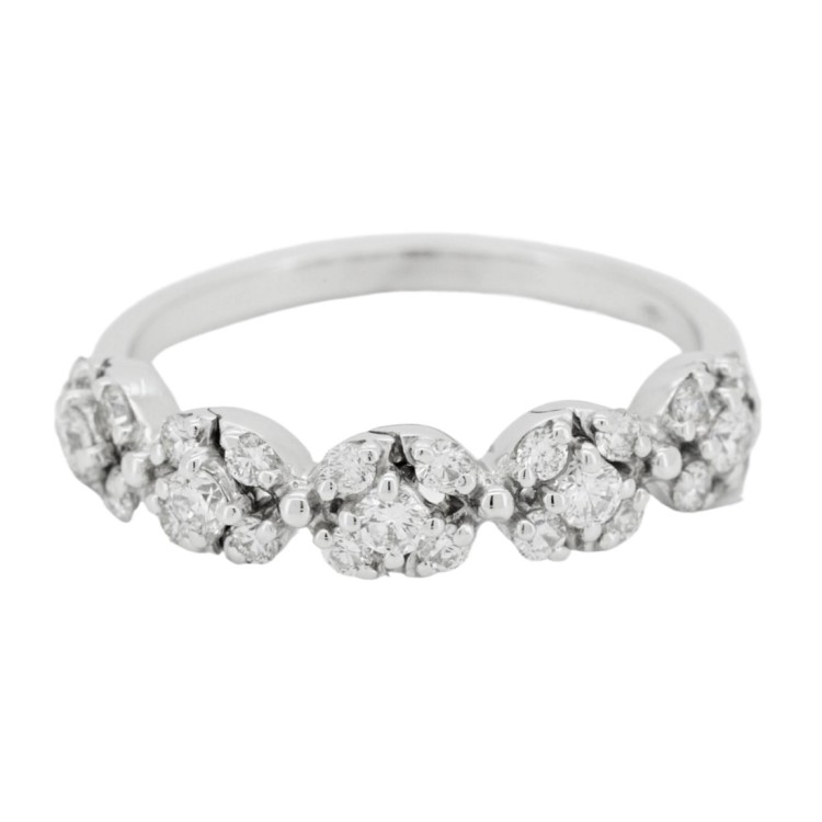 Fedina Fantasia Riviere ct 0,44 F VVS Oro Bianco 18 kt 2,69 gr