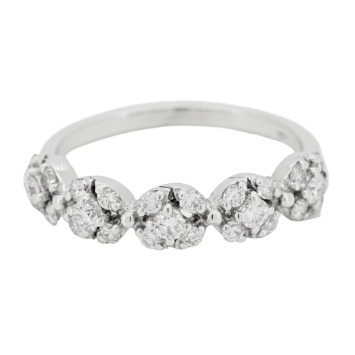 Fedina Fantasia Riviere ct 0,44 F VVS Oro Bianco 18 kt 2,69 gr