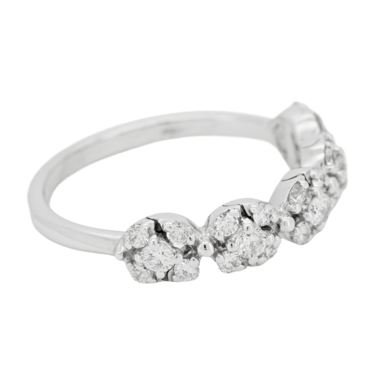 Fedina Fantasia Riviere ct 0,44 F VVS Oro Bianco 18 kt 2,69 gr