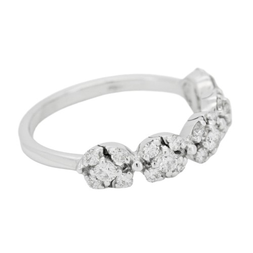 Fedina Fantasia Riviere ct 0,44 F VVS Oro Bianco 18 kt 2,69 gr