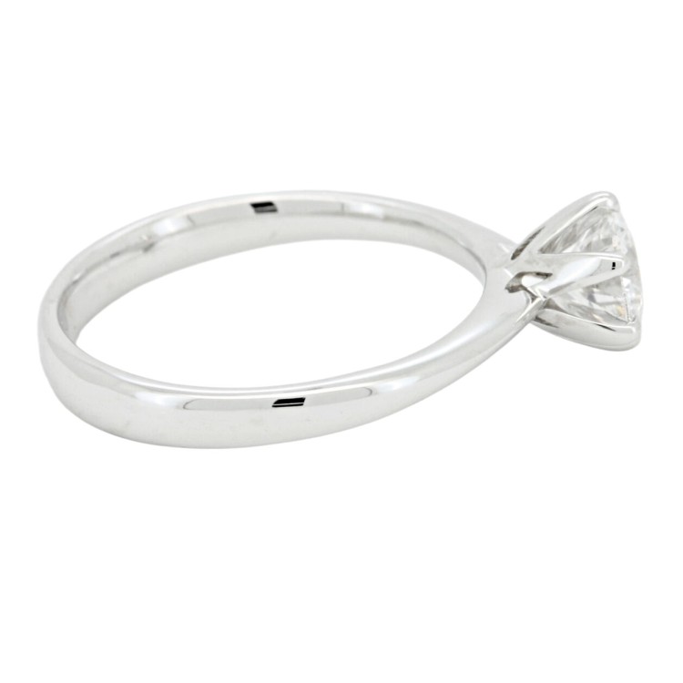 Anello Solitario Diamante Modello Tiffany 6VS ct 0,72 D SI1 EX EX EX GIA laser Oro 18 kt 3,59 gr