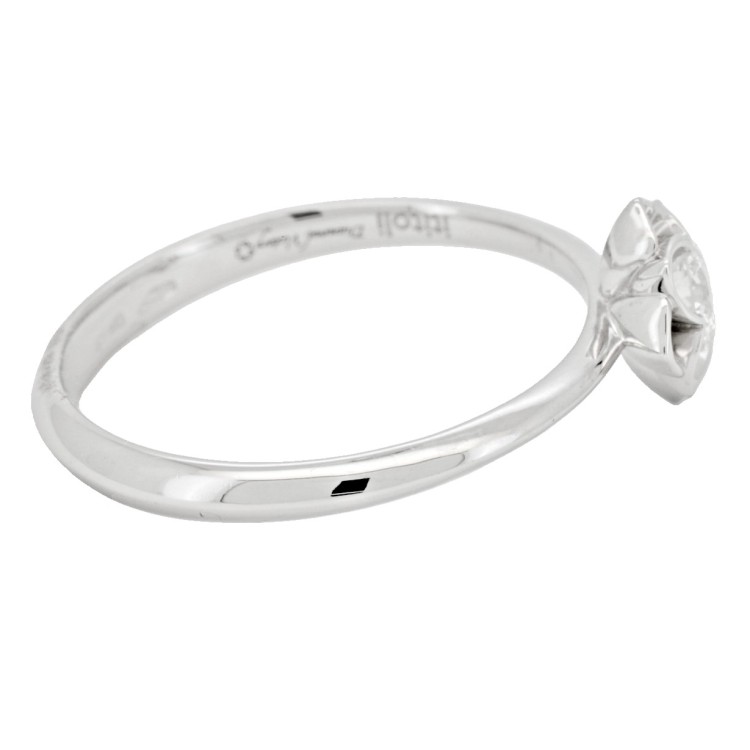 Anello Solitario Diamante Victory ct 0,18 F VS Oro Bianco 18 kt 2,36 gr