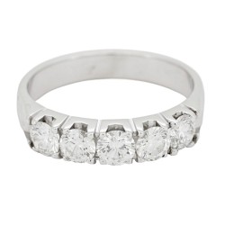 Fedina Riviere Diamanti ct 1,09 Oro 18 kt 2