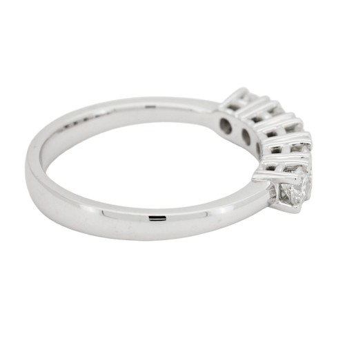 Fedina Riviere 4GF 5 Diamanti ct 0,62 F VS2 Oro 18 kt 3,71 gr