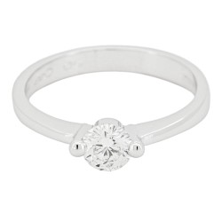 Anello Solitario Diamante ct 0,50 Oro 18 kt 2