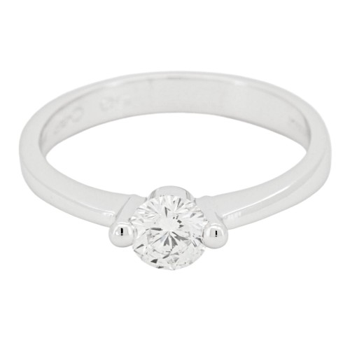 Anello Solitario Diamante ct 0,50 Oro 18 kt