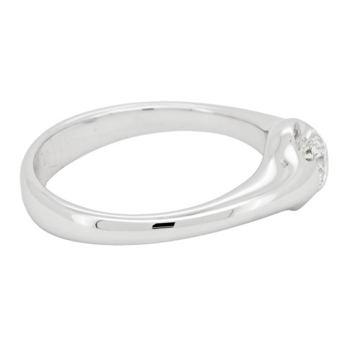 Anello Solitario Diamante ct 0,35 Oro 18 kt