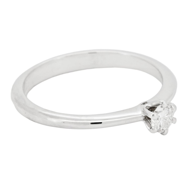 Anello Solitario Diamante ct 0,21 Oro 18 kt