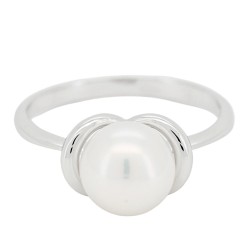 ANELLO Perla 8 mm Oro 18 kt 2