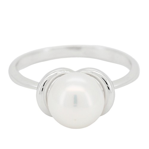 ANELLO Perla 8 mm Oro 18 kt