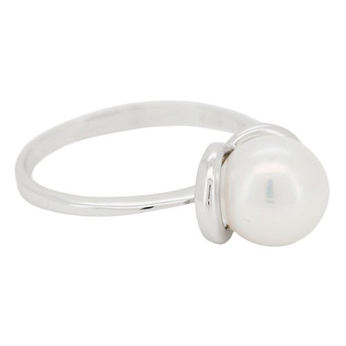 ANELLO Perla 8 mm Oro 18 kt