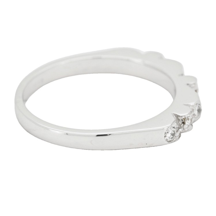 Fedina Fantasia Diamanti ct 0,26 F VS  Oro 18 kt 3,42 gr