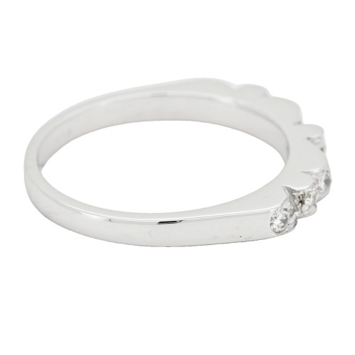 Fedina Fantasia Diamanti ct 0,26 F VS  Oro 18 kt 3,42 gr