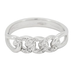Anello Diamanti ct 0,06 Oro 18 kt 2